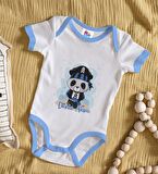 BK Kids Kişiye Özel Mavi Bebek Body Zıbın - Model 180