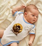 BK Kids Kişiye Özel Mavi Bebek Body Zıbın - Model 189