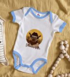 BK Kids Kişiye Özel Mavi Bebek Body Zıbın - Model 189