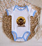 BK Kids Kişiye Özel Mavi Bebek Body Zıbın - Model 189