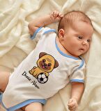 BK Kids Kişiye Özel Mavi Bebek Body Zıbın - Model 199