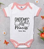 BK Kids Kişiye Özel Pembe Bebek Body Zıbın - Model 2