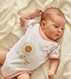 BK Kids Kişiye Özel Pembe Bebek Body Zıbın - Model 20