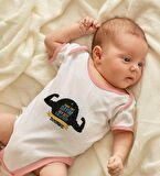 BK Kids Kişiye Özel Pembe Bebek Body Zıbın - Model 67