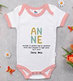 BK Kids Kişiye Özel Pembe Bebek Body Zıbın - Model 72