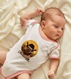 BK Kids Kişiye Özel Pembe Bebek Body Zıbın - Model 189
