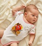BK Kids Kişiye Özel Pembe Bebek Body Zıbın - Model 190