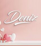 BK Gift Kişiye Özel İsimli Ahşap Duvar Yazısı-1