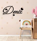 BK Gift Kişiye Özel İsimli Ahşap Duvar Yazısı-2