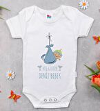 BK Kids Hoş Geldin Bebek Tasarımlı Beyaz Bebek Body Zıbın-9