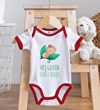 BK Kids Hoş Geldin Bebek Tasarımlı Kırmızı Bebek Body Zıbın-8