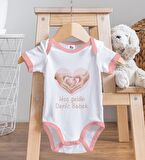 BK Kids Hoş Geldin Bebek Tasarımlı Pembe Bebek Body Zıbın-6