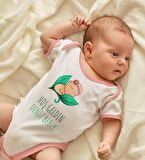 BK Kids Hoş Geldin Bebek Tasarımlı Pembe Bebek Body Zıbın-8