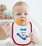 BK Kids Sünnet Tasarımlı Kırmızı Bebek Body Zıbın ve Mama Önlüğü Hediye Seti-1