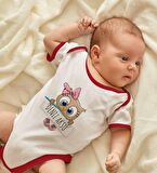 BK Kids Kişiye Özel İsimli Kırmızı Bebek Body Zıbın-46