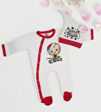 BK Gift Kişiye Özel Yılbaşı Temalı Tulum Zıbın ve Kukuletalı Şapka Seti-2