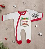 BK Gift Kişiye Özel Yılbaşı Temalı Tulum Zıbın ve Kukuletalı Şapka Seti-10