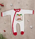 BK Gift Kişiye Özel Yılbaşı Temalı Tulum Zıbın ve Kukuletalı Şapka Seti-10