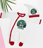 BK Kids Kişiye Özel Bebek Kıyafeti, Bebek Giyim Hediyesi, Tulum Zıbın ve Kukuletalı Şapka Seti-18