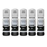 EPSON L3560  Uyumlu 5 Adet Siyah Photoink Plus Mürekkep