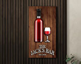 BK Gift Kişiye Özel Kabartma Tasarımlı Ahşap Bar Tabelası, Home Bar Tabela, Rustik Ev Dekorasyonu, Duvar Dekoru-7
