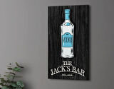 BK Gift Kişiye Özel Kabartma Tasarımlı Siyah(Ebony) Ahşap Bar Tabelası, Home Bar Tabela, Rustik Ev Dekorasyonu, Duvar Dekoru-5