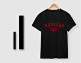 BK Gift Harvard Tasarımlı Erkek Siyah T-shirt, Arkadaşa Hediye, Doğum Günü Hediyesi, Trend Tişört, Sevgili Hediyesi-1