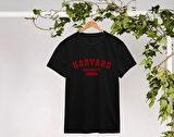 BK Gift Harvard University Tasarımlı Erkek Siyah T-shirt, Arkadaşa Hediye, Doğum Günü Hediyesi, Trend Tişört, Sevgili Hediyesi-1