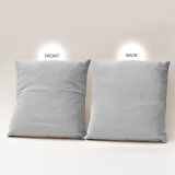 BK Gift Kişiye Özel Aile Karikatür Tasarımlı Organizer Kumanda ve Atıştırmalık Cepli Pembe Kırlent Y