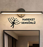 BK Gift Sensörlü Yapışkanlı Dekoratif Kablosuz Pilli Led Aplik, Gece Lambası, Ev Hediyesi