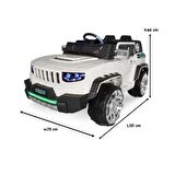 94-533 Fenomen Kumandalı Akülü Araba 4x4 12 Volt BEYAZ