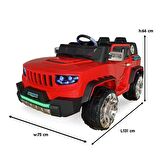 baby toys Samy Dıscovery 4X2 Uzaktan Kumandalı Akülü Araba Kırmızı