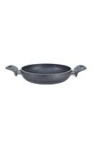 Granit 22 Cm Yumurta Tavası Yanmaz Yapışmaz Çizilmez Çift Kulp Omlet