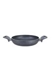 Granit 24 Cm Yumurta Tavası Yanmaz Yapışmaz Çizilmez Çift Kulp Omlet