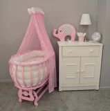 Tommybaby Sallanır Pembe Sepet Beşik 