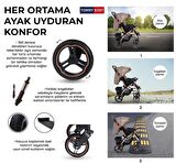 Tommybaby Tornado Plus Gold Alüminyum Lüx Çift Yön Bebek Arabası