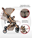 Tommybaby Golf Kabin Bebek Arabası Gold Kabin Boy