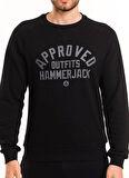 ODİN ERKEK SWEAT Siyah U Yaka Standart Kalıp Erkek Sweatshirt