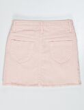 Pembe Denim Mini Kız Etek