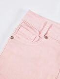 Pembe Denim Mini Kız Etek