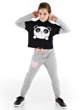 Minik Panda Kız Eşofman Takım