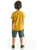 Up Kepçe Erkek Çocuk T-Shirt Şort Takım
