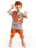 Roar Kaplan Erkek Çocuk T-Shirt Kapri Takım