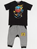 Basket Topu Erkek Çocuk T-shirt Kapri Takım