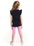 Unicorn Gücü Kız T-shirt Tayt Takım