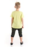 Kaşif Kurt Erkek Çocuk T-shirt Kapri Takım