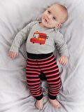 İtfaiye Erkek Bebek Body Tayt-Pantolon Takım