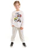 İnşaat Araçları Erkek Çocuk T-shirt Pantolon Takım