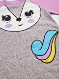 Unicorn Fox Kız Çocuk Elbise