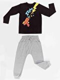Zap Roket Erkek Çocuk T-shirt Pantolon Takım